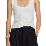 Apiece Apart Uri Low - Cut Tank - Vermillion