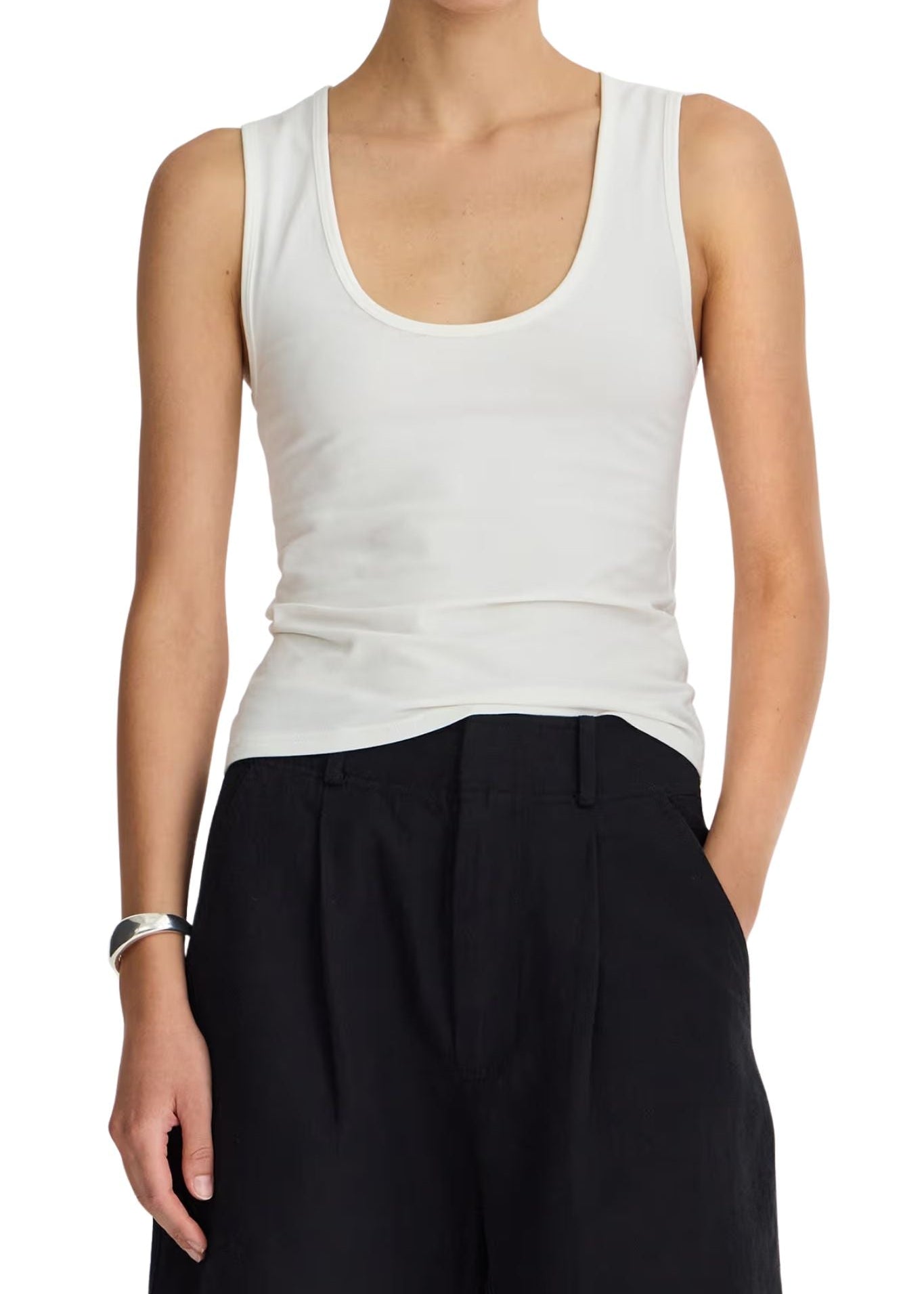 Apiece Apart Uri Low - Cut Tank - Vermillion
