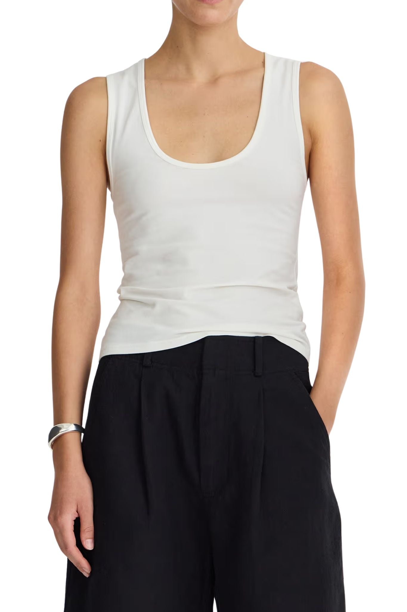 Apiece Apart Uri Low - Cut Tank - Vermillion