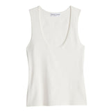 Apiece Apart Uri Low - Cut Tank - Vermillion