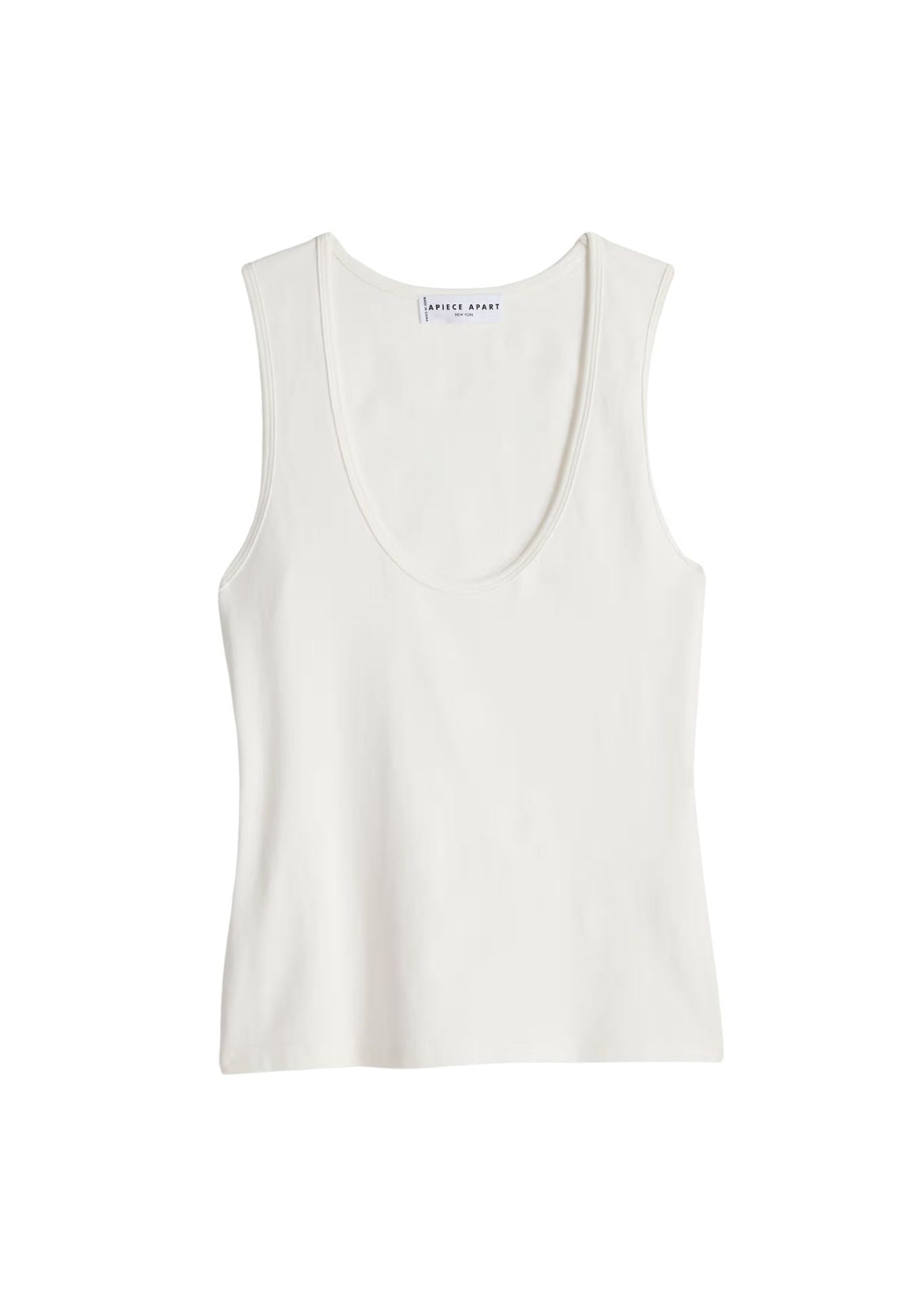 Apiece Apart Uri Low - Cut Tank - Vermillion