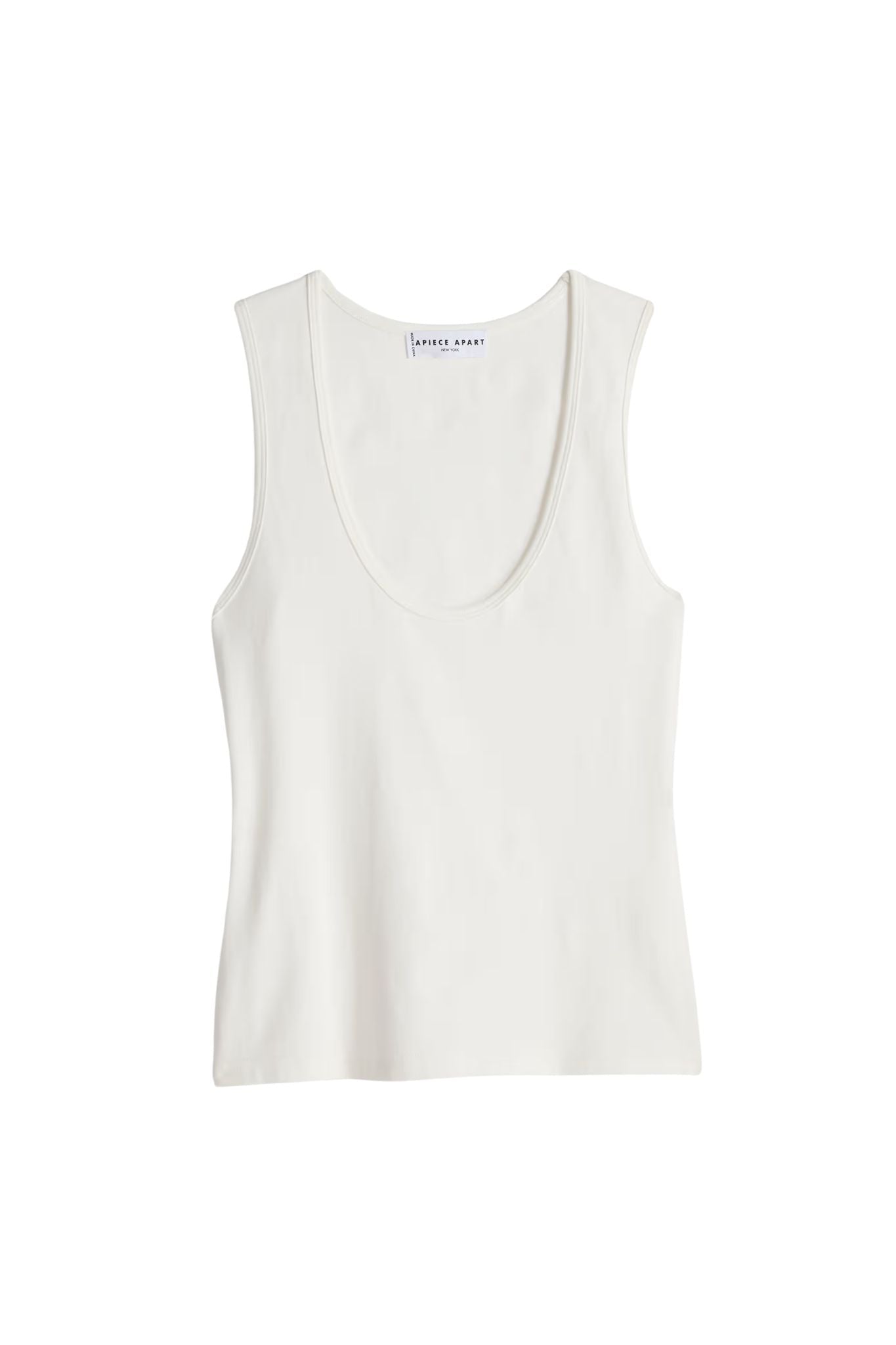 Apiece Apart Uri Low - Cut Tank - Vermillion