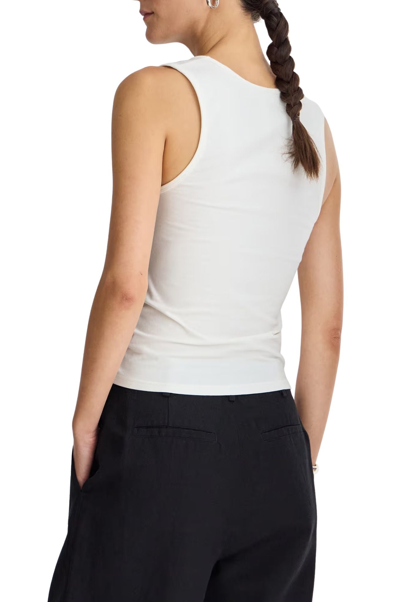 Apiece Apart Uri Low - Cut Tank - Vermillion