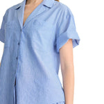 Apiece Apart Valenti Button Up - Vermillion