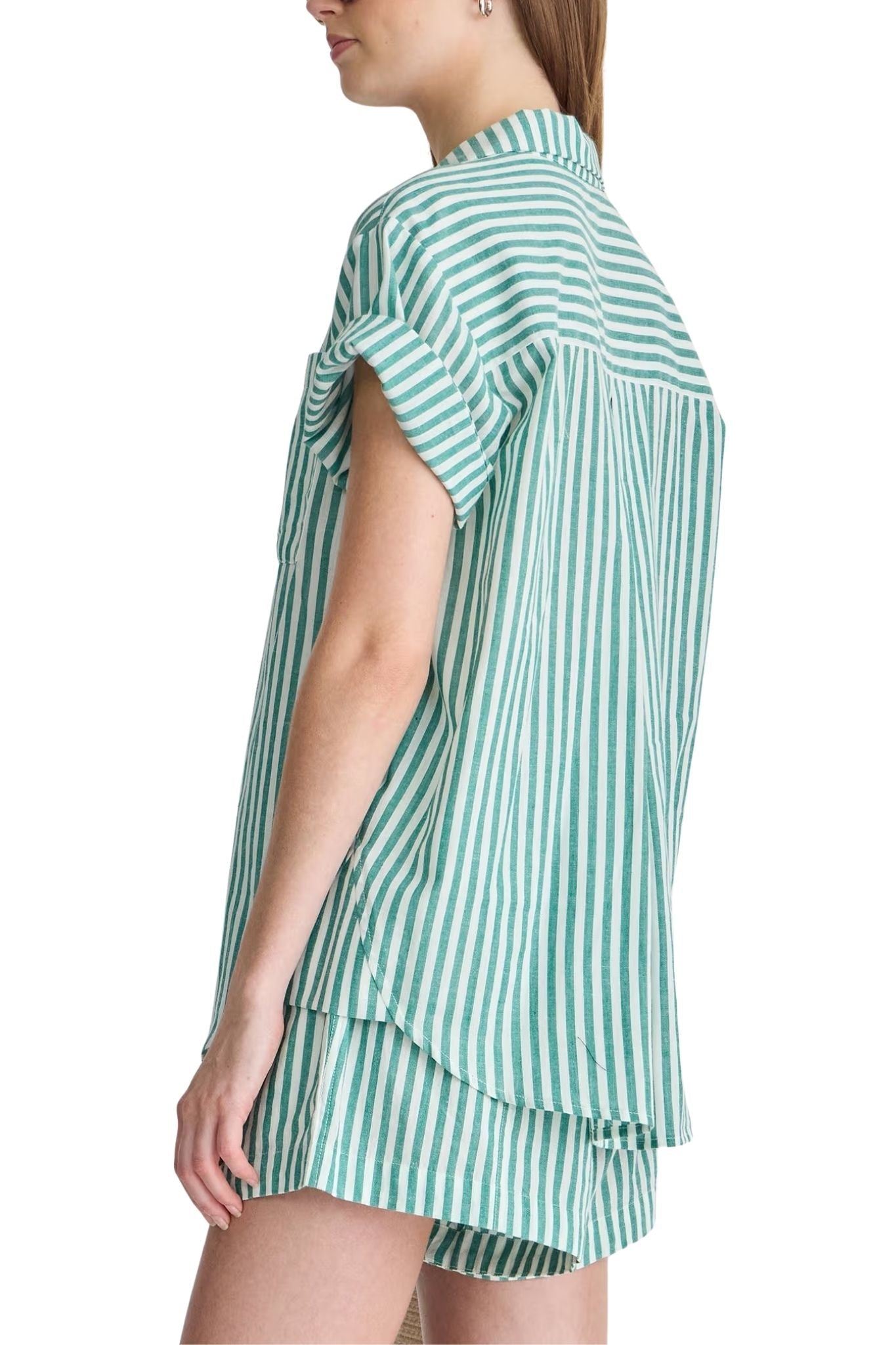 Apiece Apart Valenti Button Up - Vermillion
