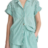 Apiece Apart Valenti Button Up - Vermillion