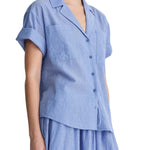 Apiece Apart Valenti Button Up - Vermillion