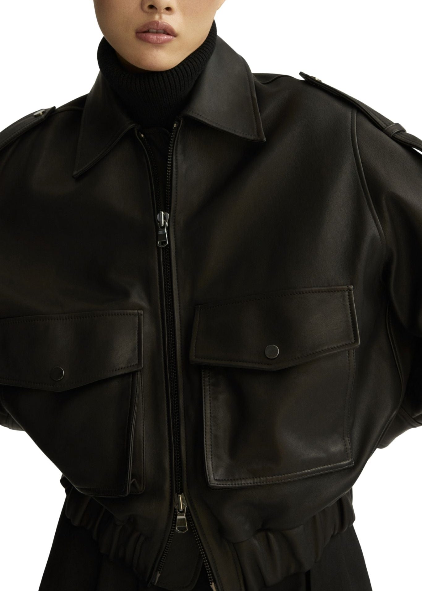 Arlo Mott Edgar Bomber Jacket - Vermillion