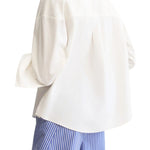 Arlo Mott Watts Striped Side Button Shirt - Vermillion