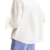 Arlo Mott Watts Striped Side Button Shirt - Vermillion