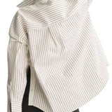 Arlo Mott Watts Striped Side Button Shirt - Vermillion
