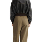 Arma Desy Vintage Leather Jacket - Vermillion