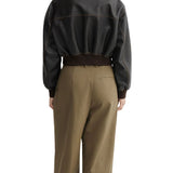 Arma Desy Vintage Leather Jacket - Vermillion