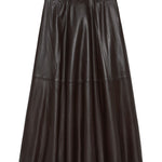 Arma Eleni Lamb Easy Skirt - Vermillion