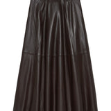 Arma Eleni Lamb Easy Skirt - Vermillion