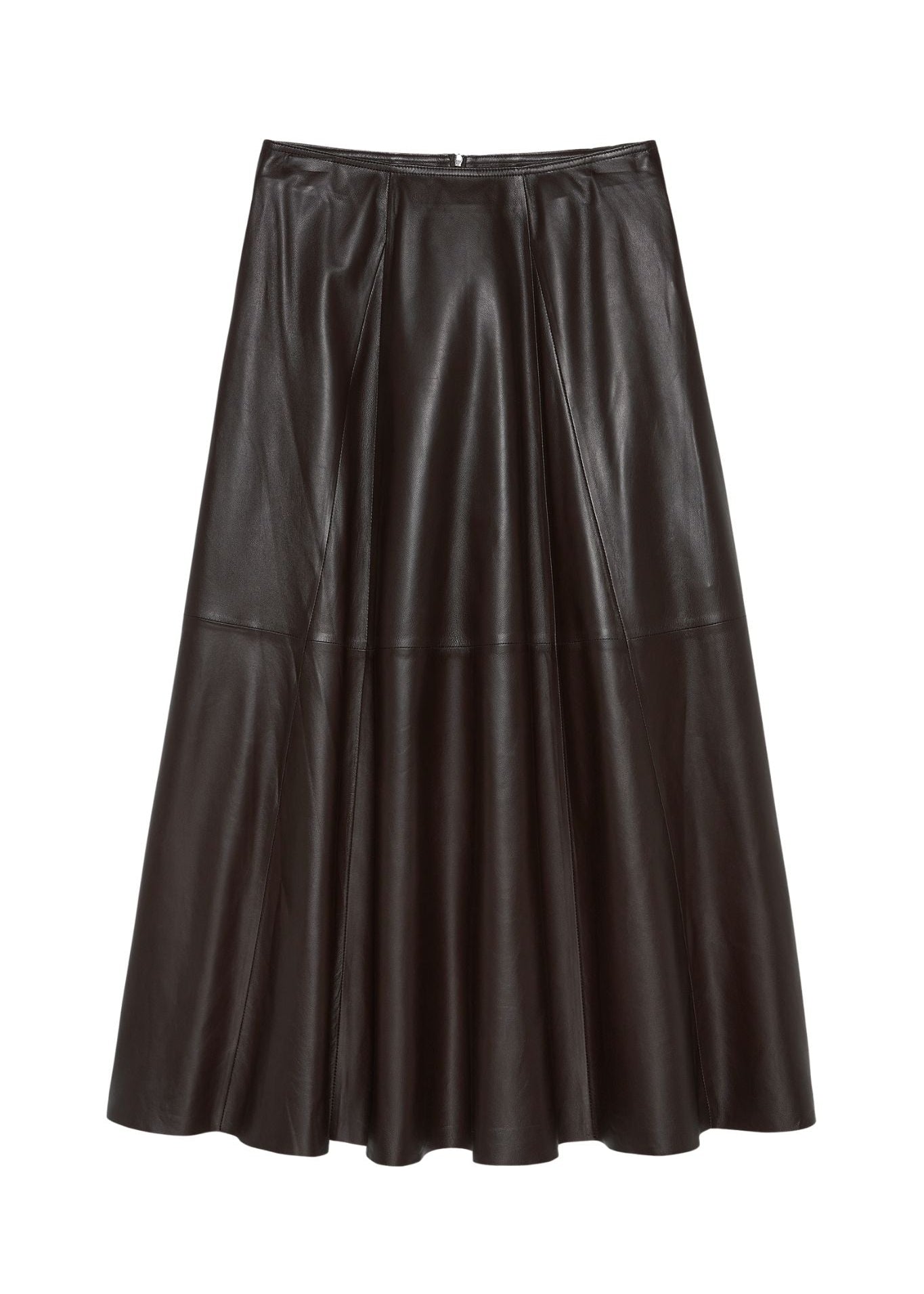 Arma Eleni Lamb Easy Skirt - Vermillion