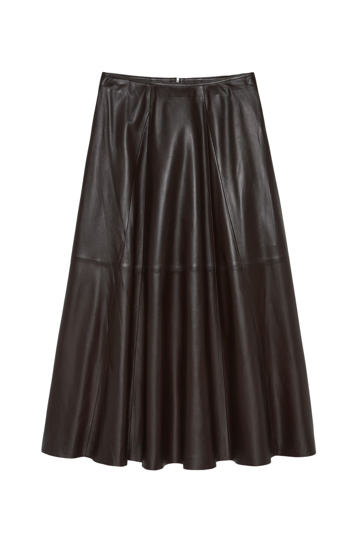 Arma Eleni Lamb Easy Skirt - Vermillion