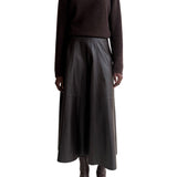 Arma Eleni Lamb Easy Skirt - Vermillion