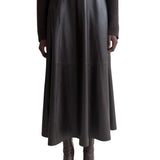 Arma Eleni Lamb Easy Skirt - Vermillion