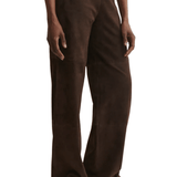Arma Karina Stretch Suede Pant - Vermillion