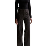 Arma Karina Stretch Suede Pant - Vermillion