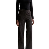 Arma Karina Stretch Suede Pant - Vermillion