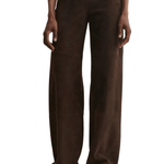 Arma Karina Stretch Suede Pant - Vermillion