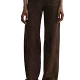 Arma Karina Stretch Suede Pant - Vermillion