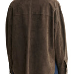 Arma Kaylee Lamb Suede Jacket - Vermillion