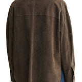 Arma Kaylee Lamb Suede Jacket - Vermillion