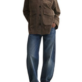 Arma Kaylee Lamb Suede Jacket - Vermillion