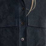 Arma Miri Lamb Suede Jacket - Vermillion