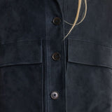 Arma Miri Lamb Suede Jacket - Vermillion