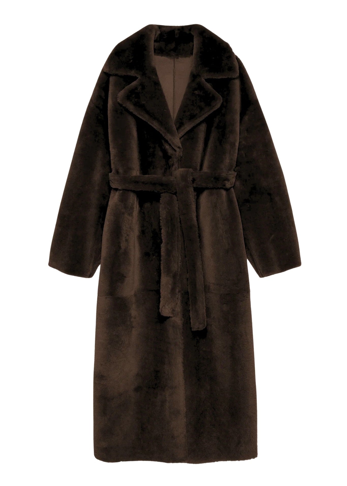 Arma Rien Merino Velvet Coat - Vermillion
