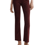 Arma River Stretch Suede Pant - Vermillion