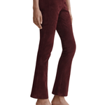 Arma River Stretch Suede Pant - Vermillion
