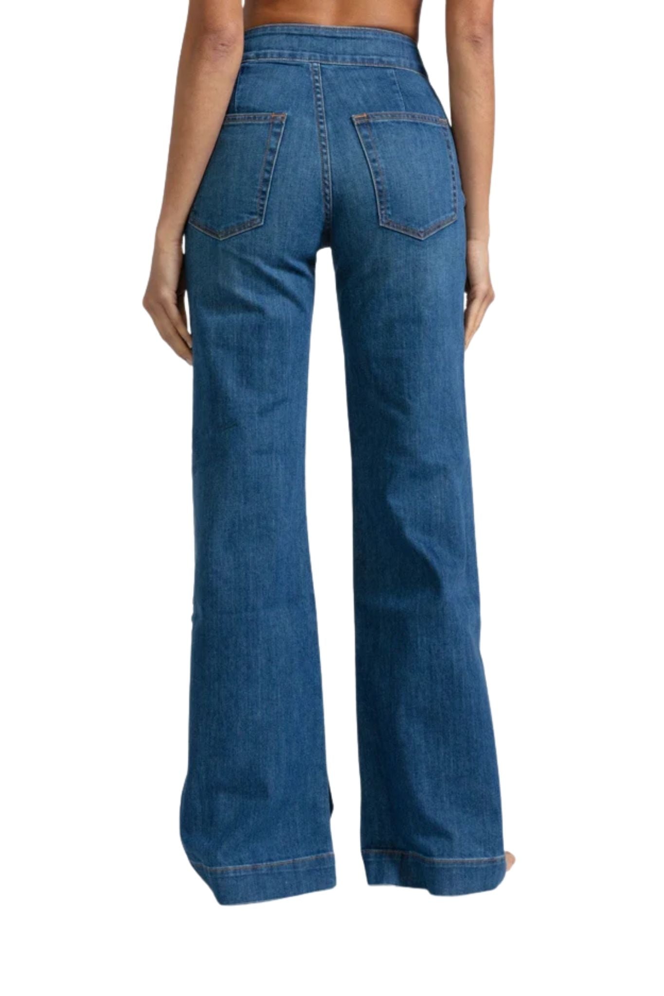 Askk Brighton Wide Leg Mercury - Vermillion