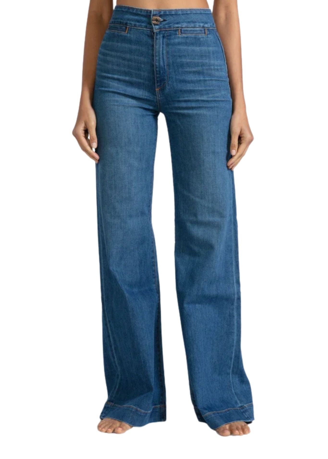 Askk Brighton Wide Leg Mercury - Vermillion