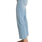 Askk Crop Wide Leg Jean - Vermillion