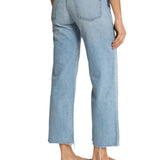 Askk Crop Wide Leg Jean - Vermillion