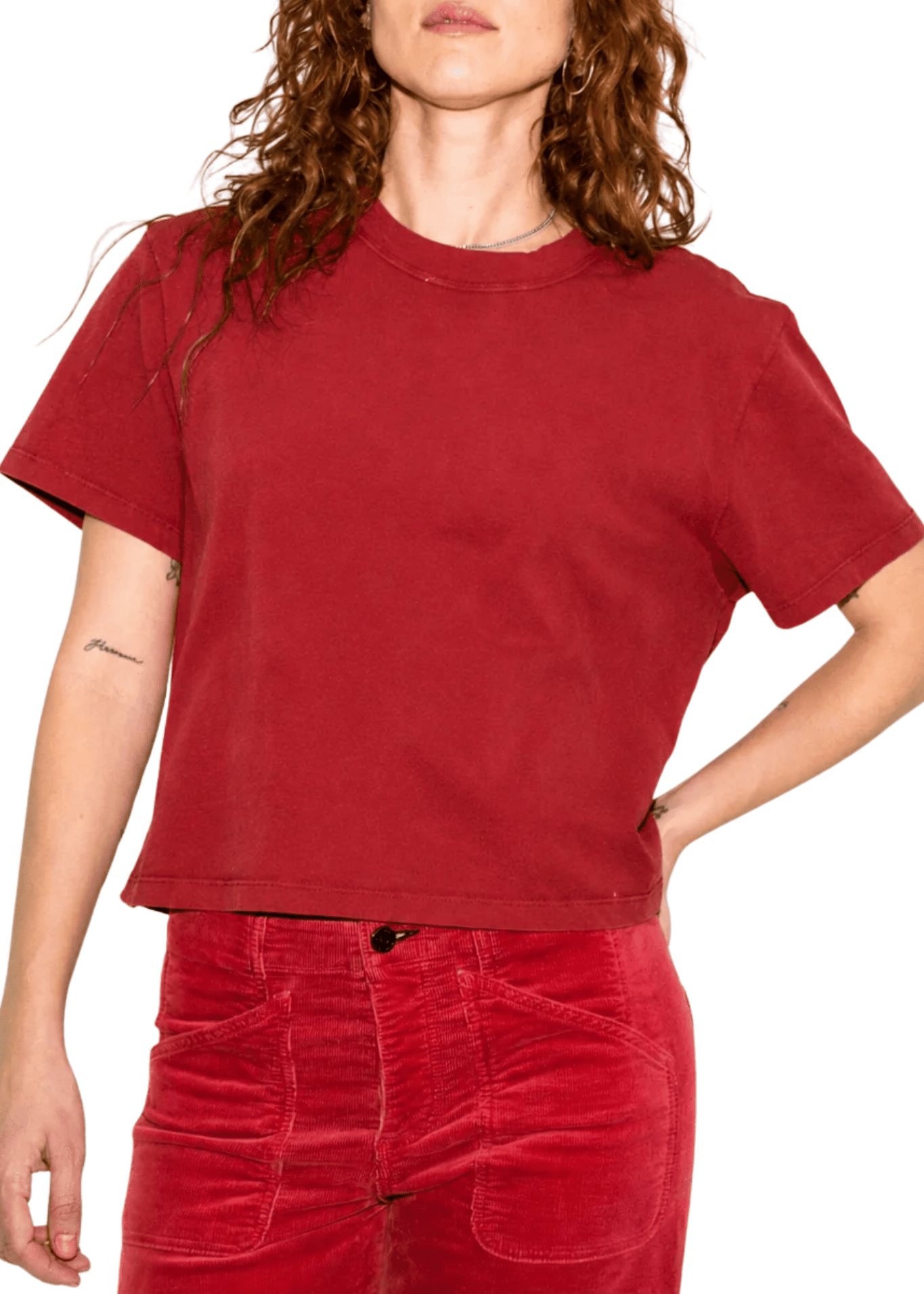 Askk NY Shrunken Boy Tee - Vermillion