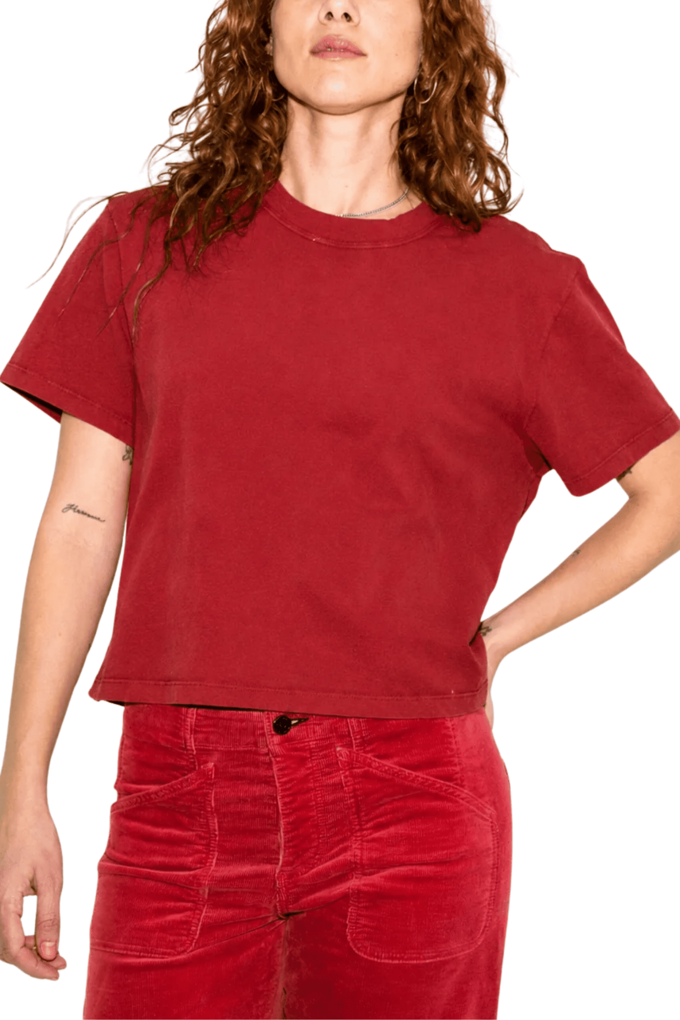 Askk NY Shrunken Boy Tee - Vermillion