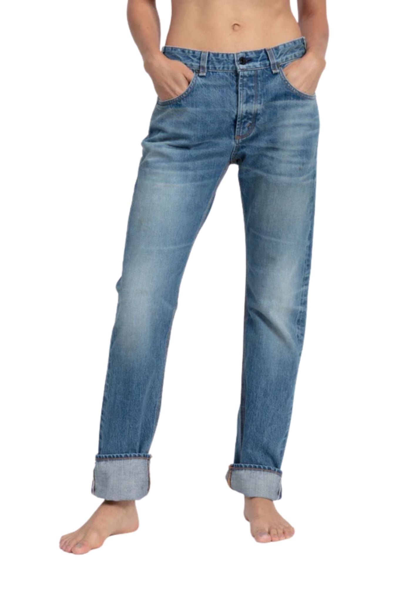 Askk Selvage Jean Chill - Vermillion