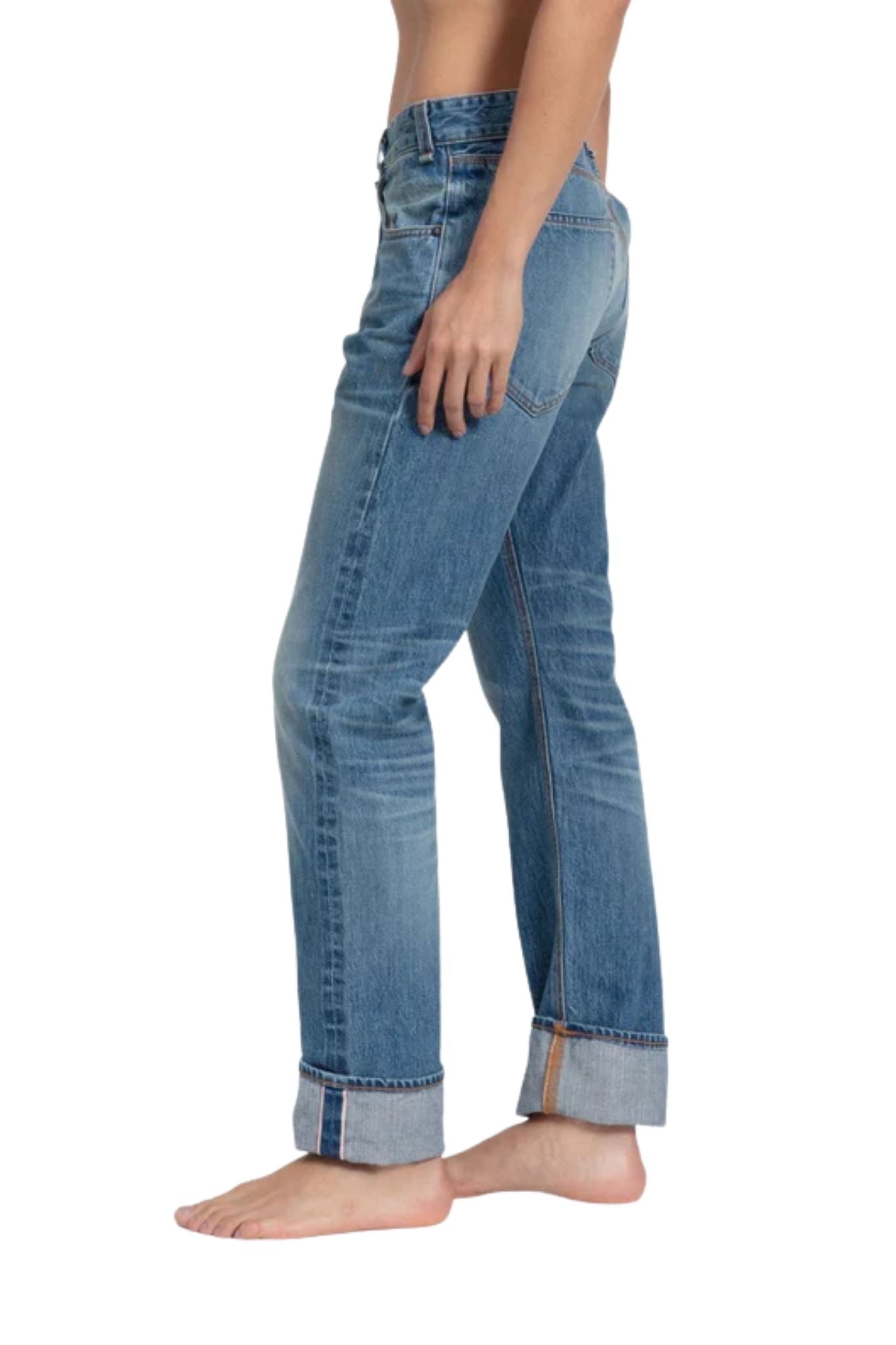 Askk Selvage Jean Chill - Vermillion