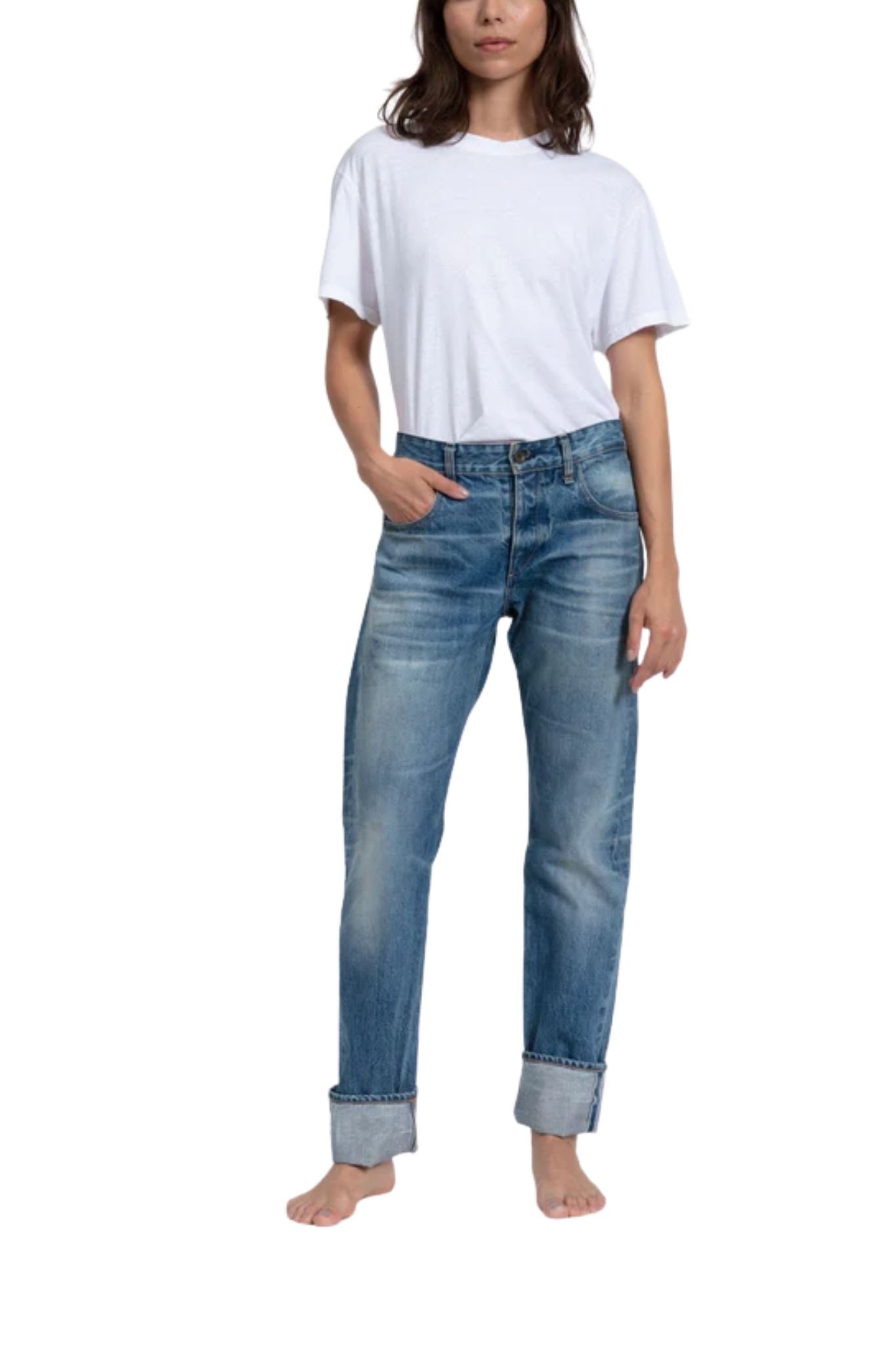 Askk Selvage Jean Chill - Vermillion