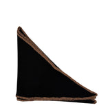 Bajra Cashmere Bandana w/ Contrast Stitch - Vermillion