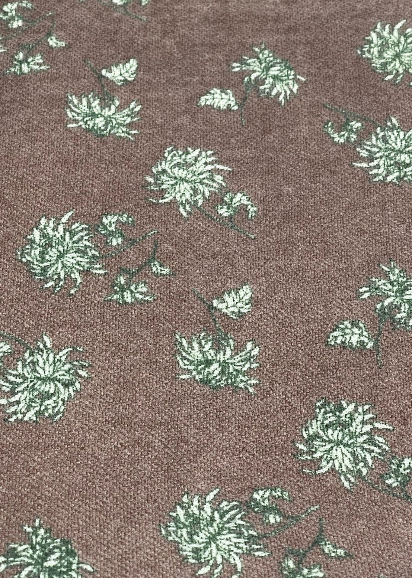 Bajra Cashmere Felted Print Scarf - Vermillion