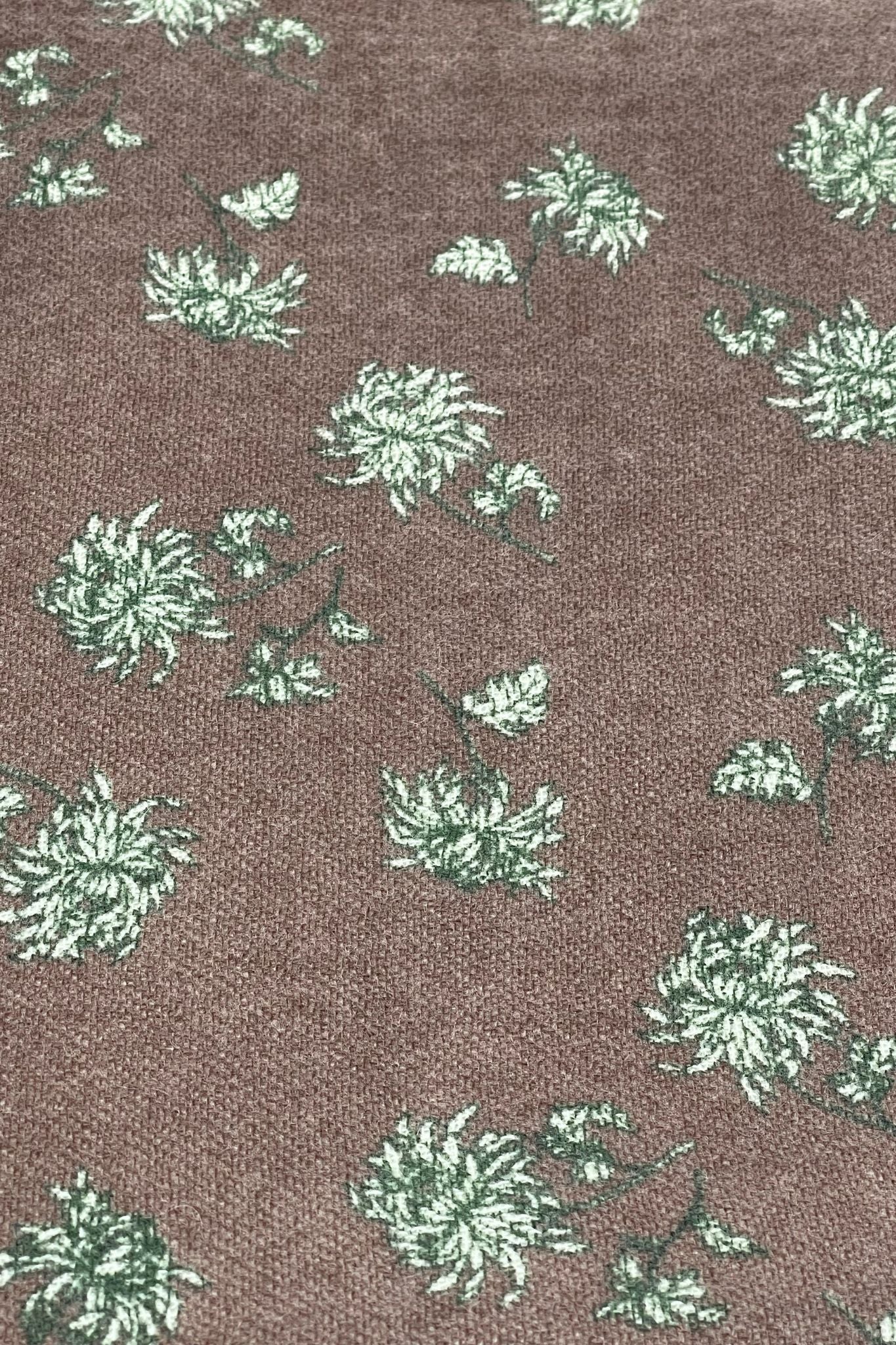 Bajra Cashmere Felted Print Scarf - Vermillion