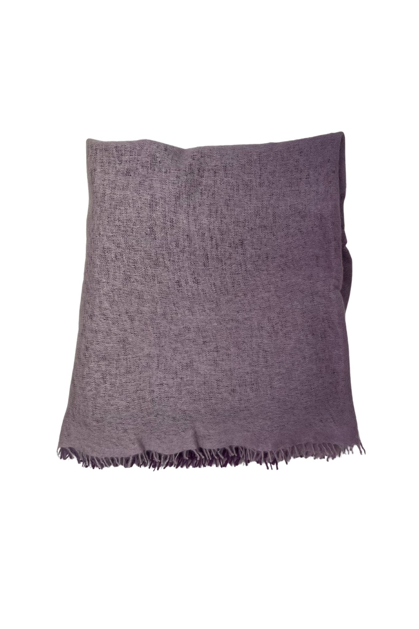 Bajra Cashmere Vertical Gradual Shading Stole - Vermillion