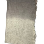 Bajra Cashmere Vertical Gradual Shading Stole - Vermillion